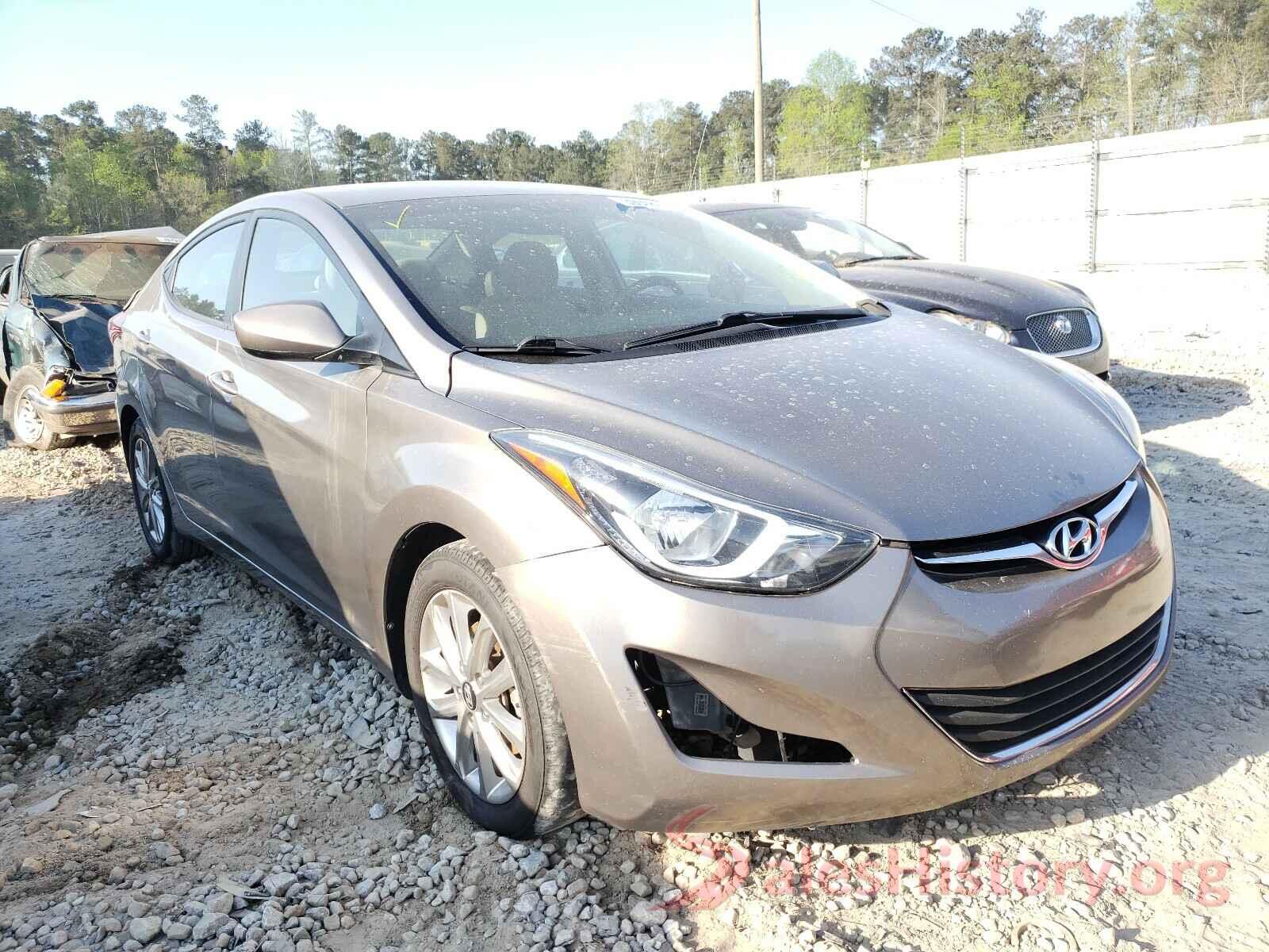 5NPDH4AE4GH761672 2016 HYUNDAI ELANTRA