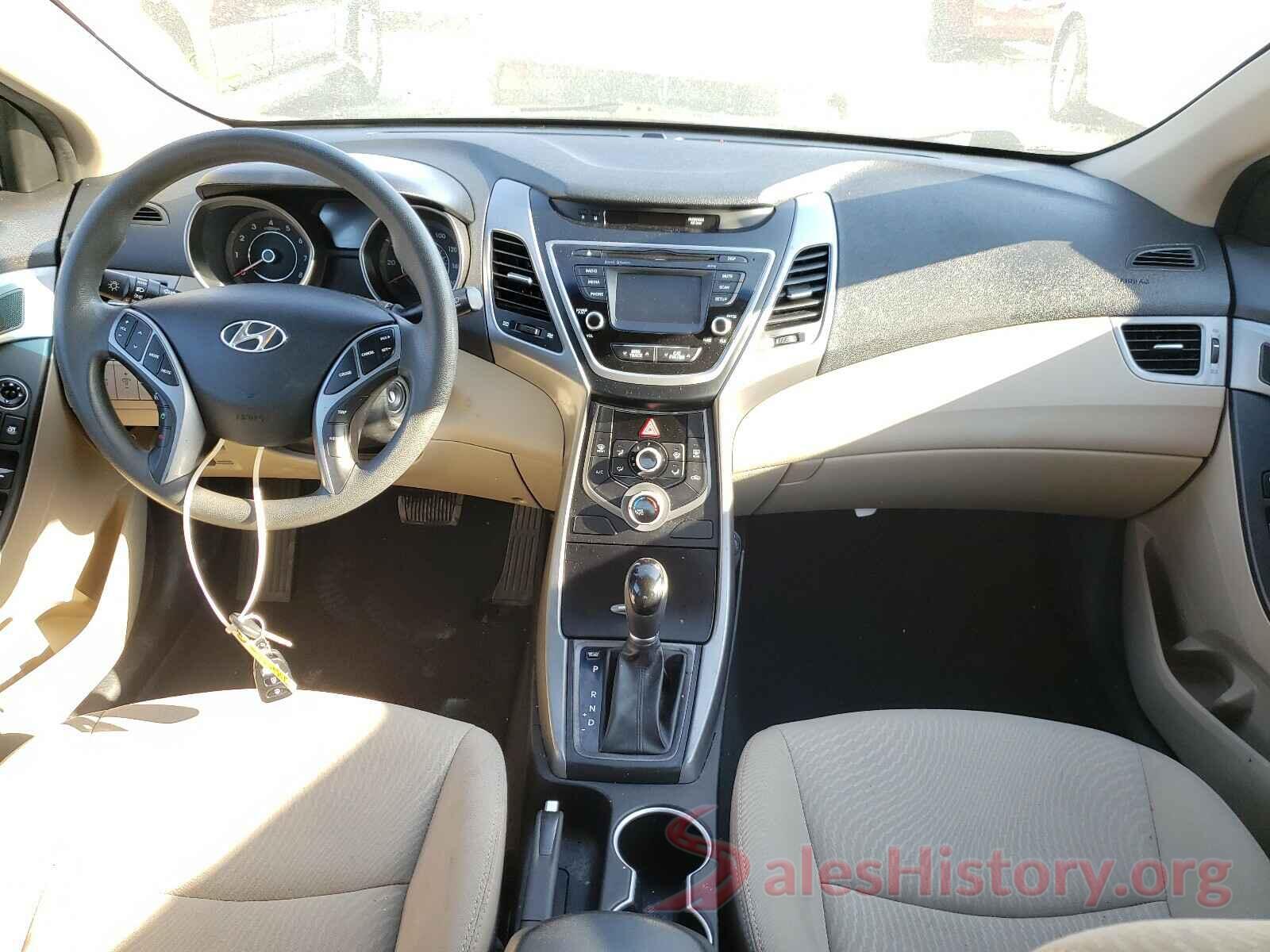 5NPDH4AE4GH761672 2016 HYUNDAI ELANTRA