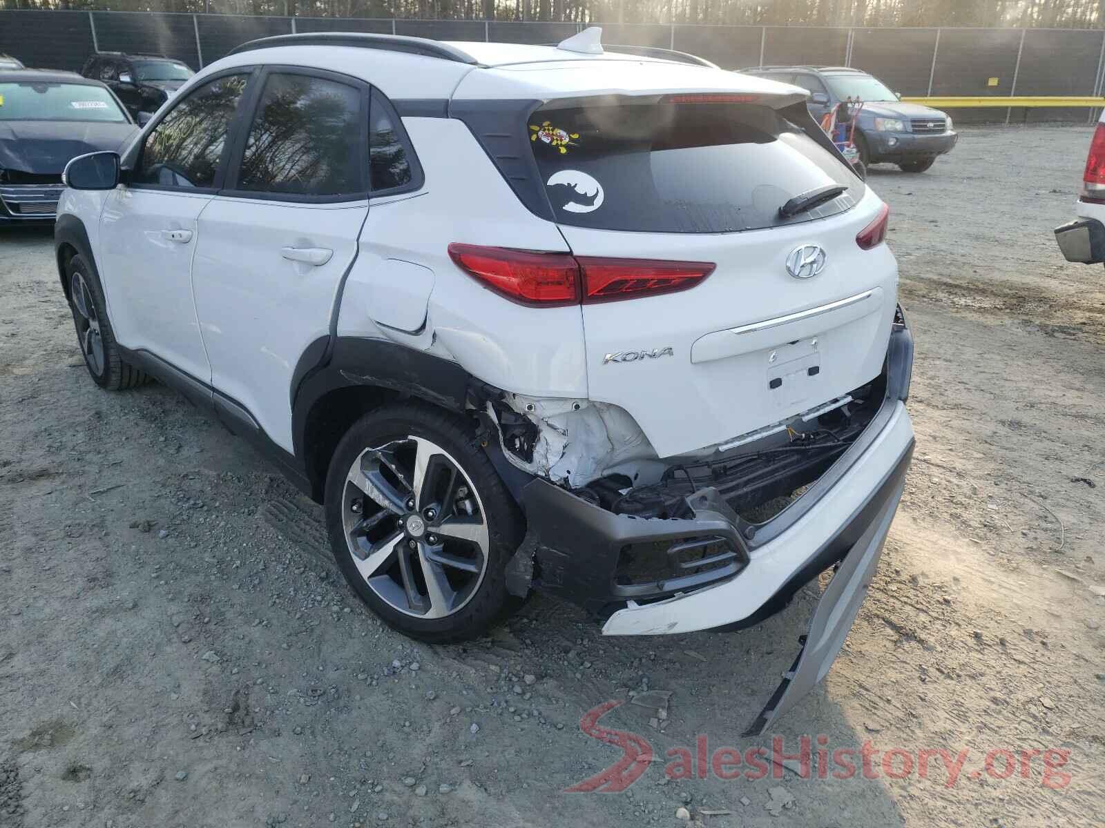 KM8K33A53KU350984 2019 HYUNDAI KONA