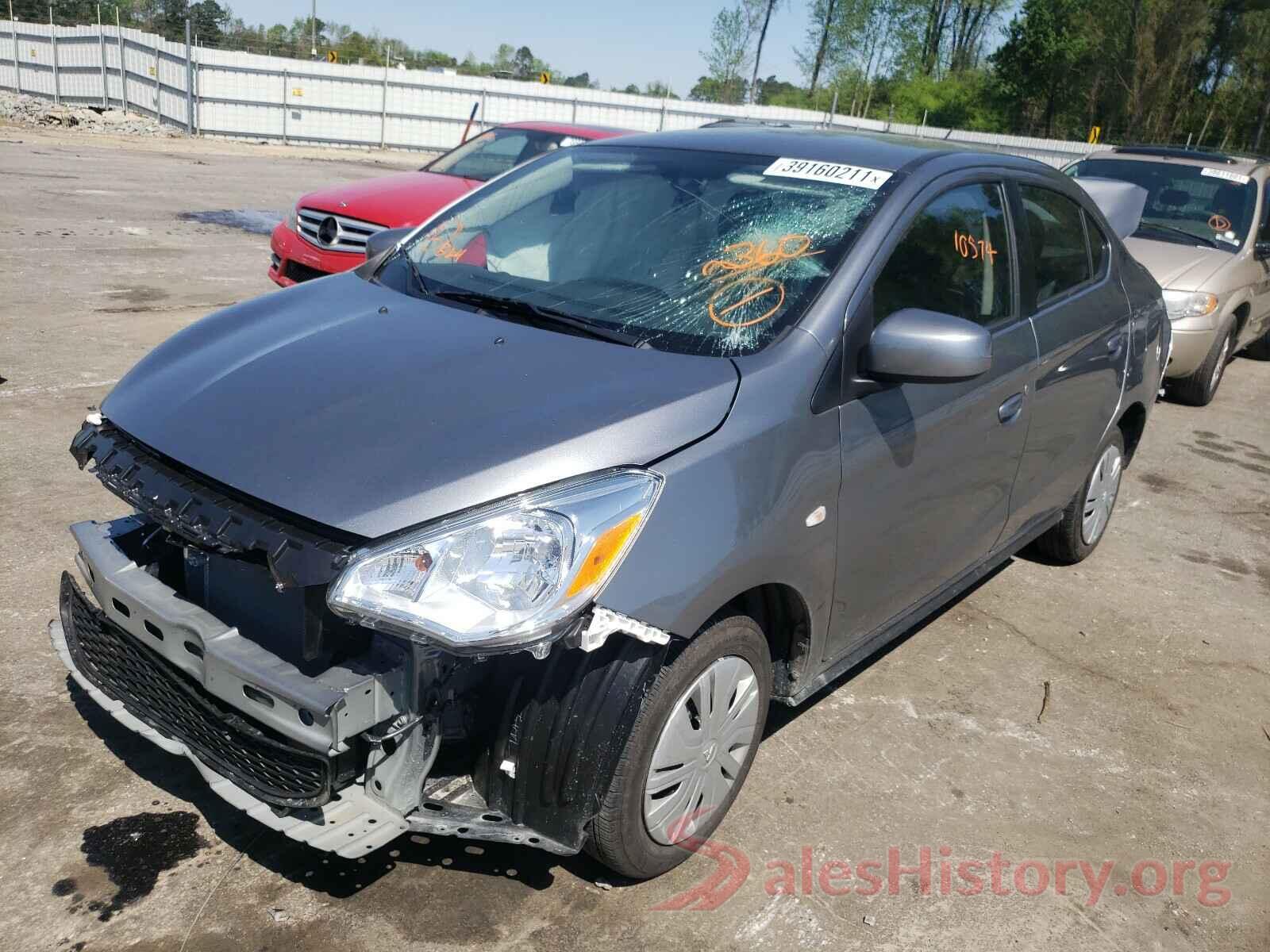 ML32F3FJ7LHF12505 2020 MITSUBISHI MIRAGE