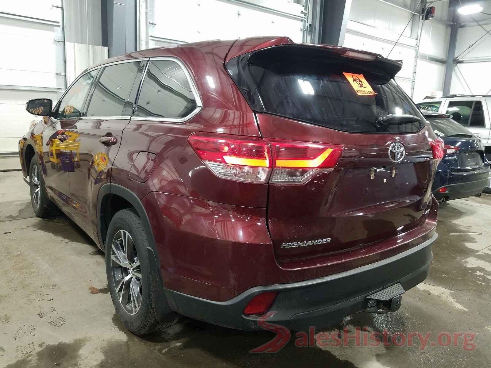 5TDBZRFH0HS397167 2017 TOYOTA HIGHLANDER