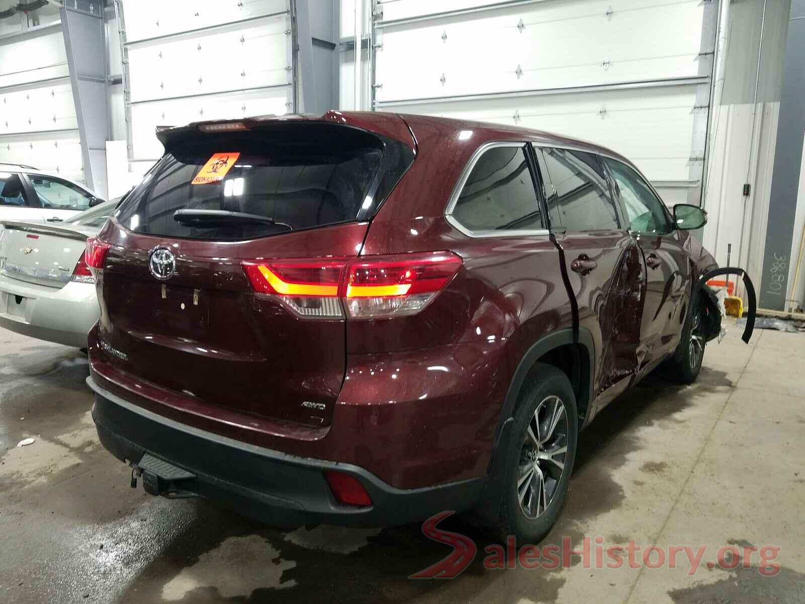 5TDBZRFH0HS397167 2017 TOYOTA HIGHLANDER