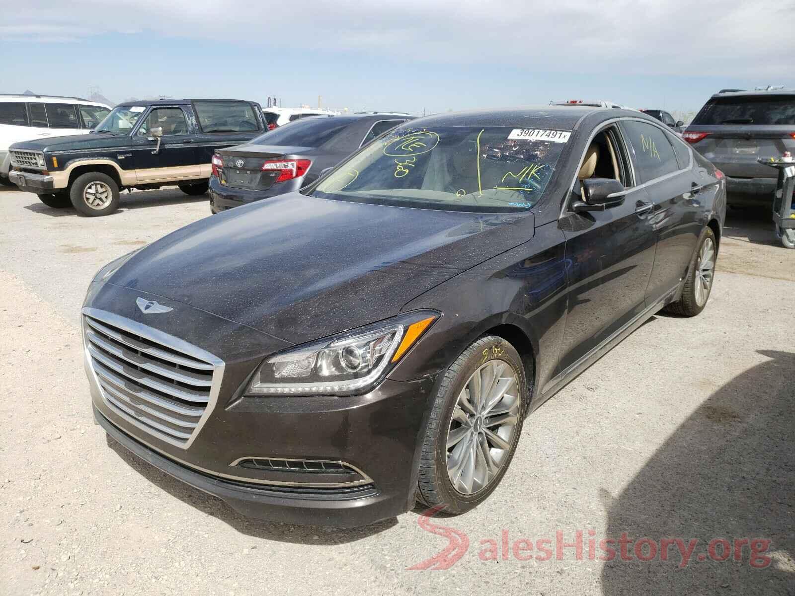 KMHGN4JE7GU130390 2016 HYUNDAI GENESIS