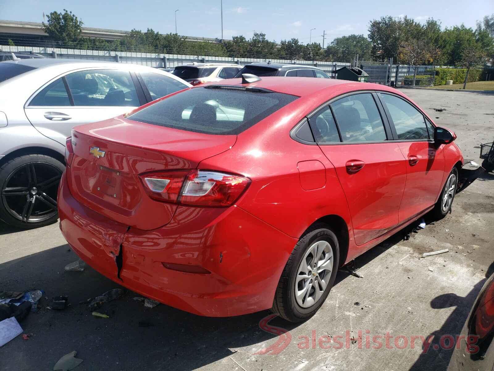 1G1BJ5SMXK7104503 2019 CHEVROLET CRUZE