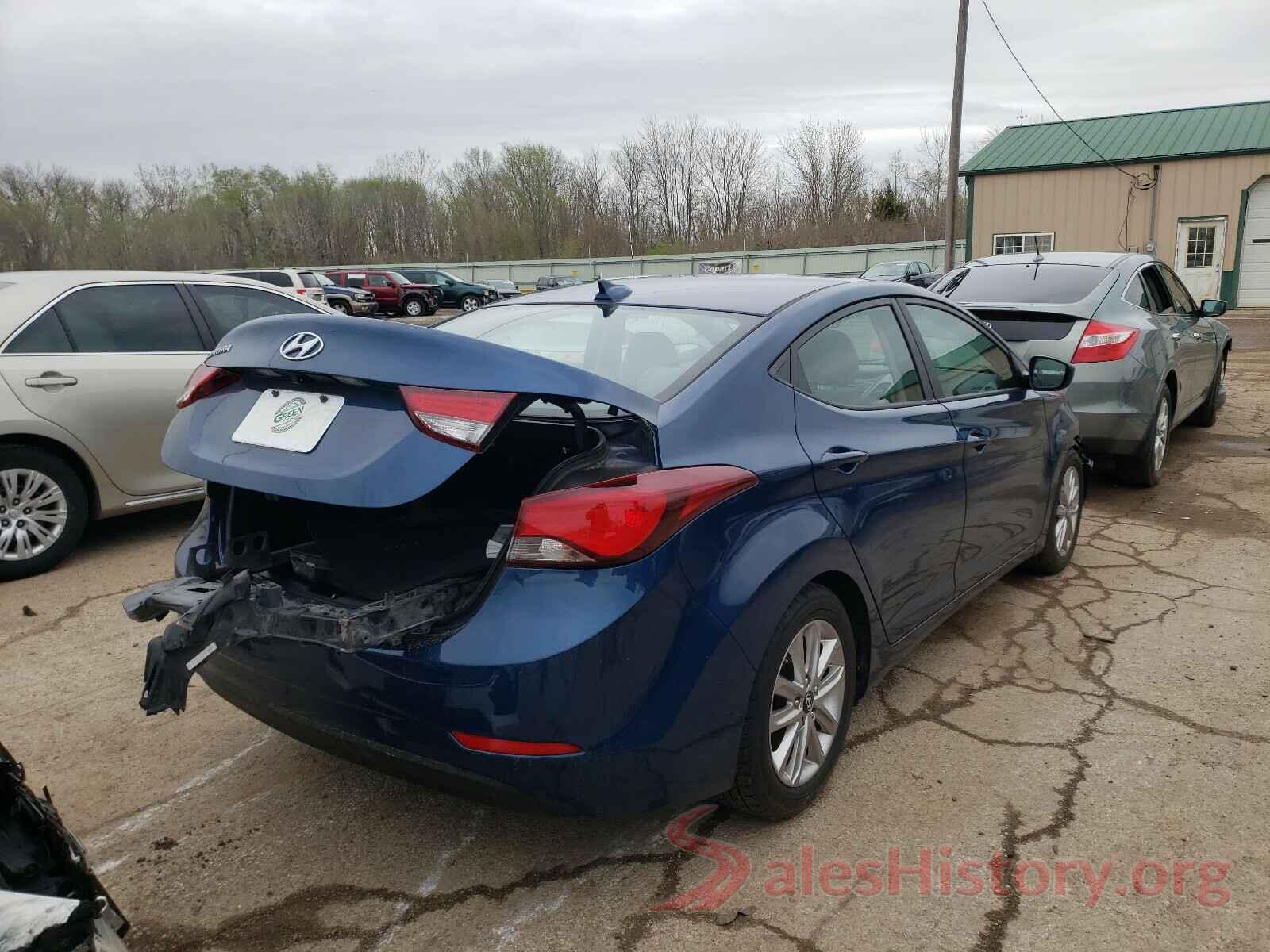 KMHDH4AE7GU633458 2016 HYUNDAI ELANTRA