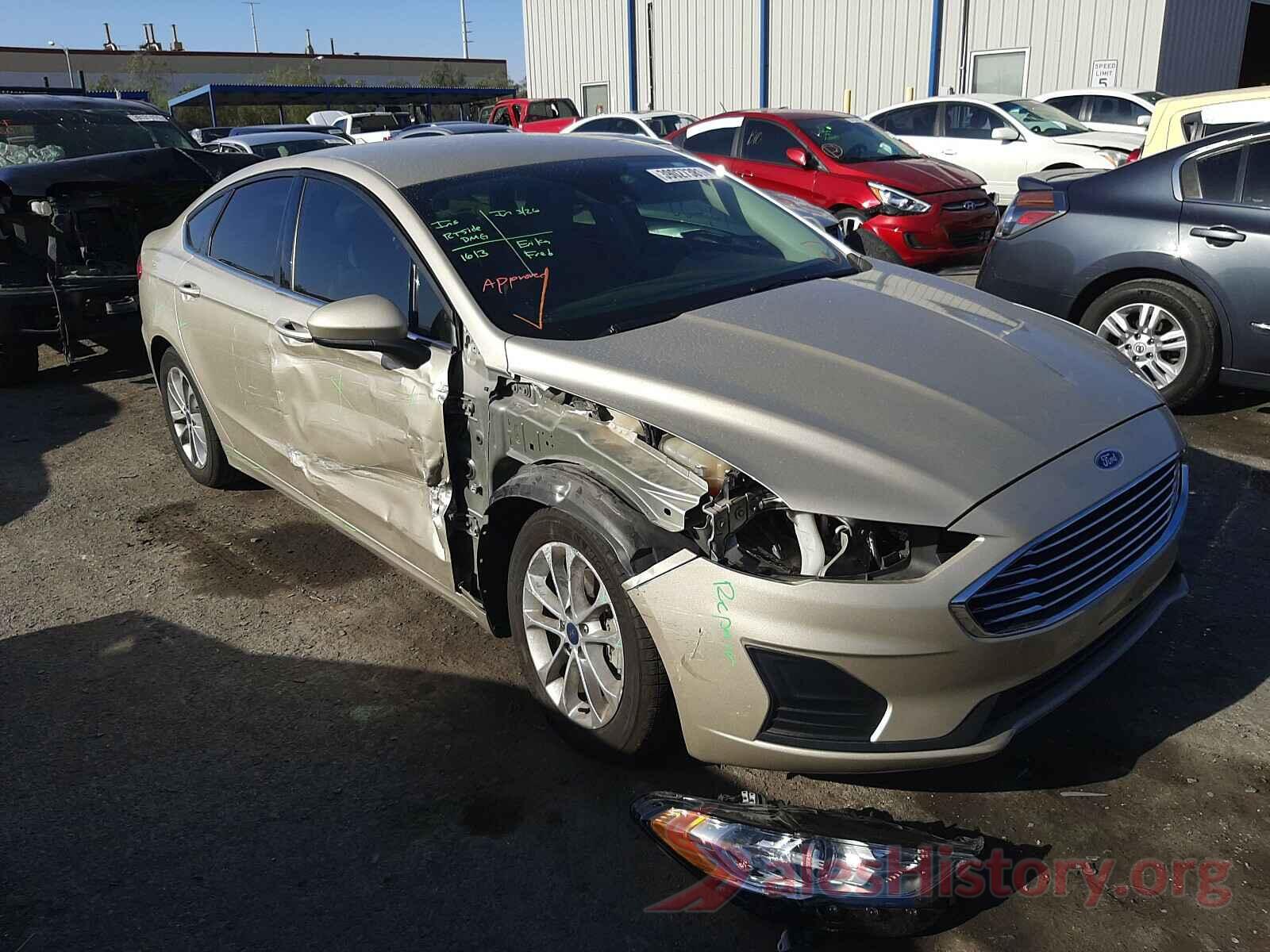 3FA6P0HD9KR201613 2019 FORD FUSION