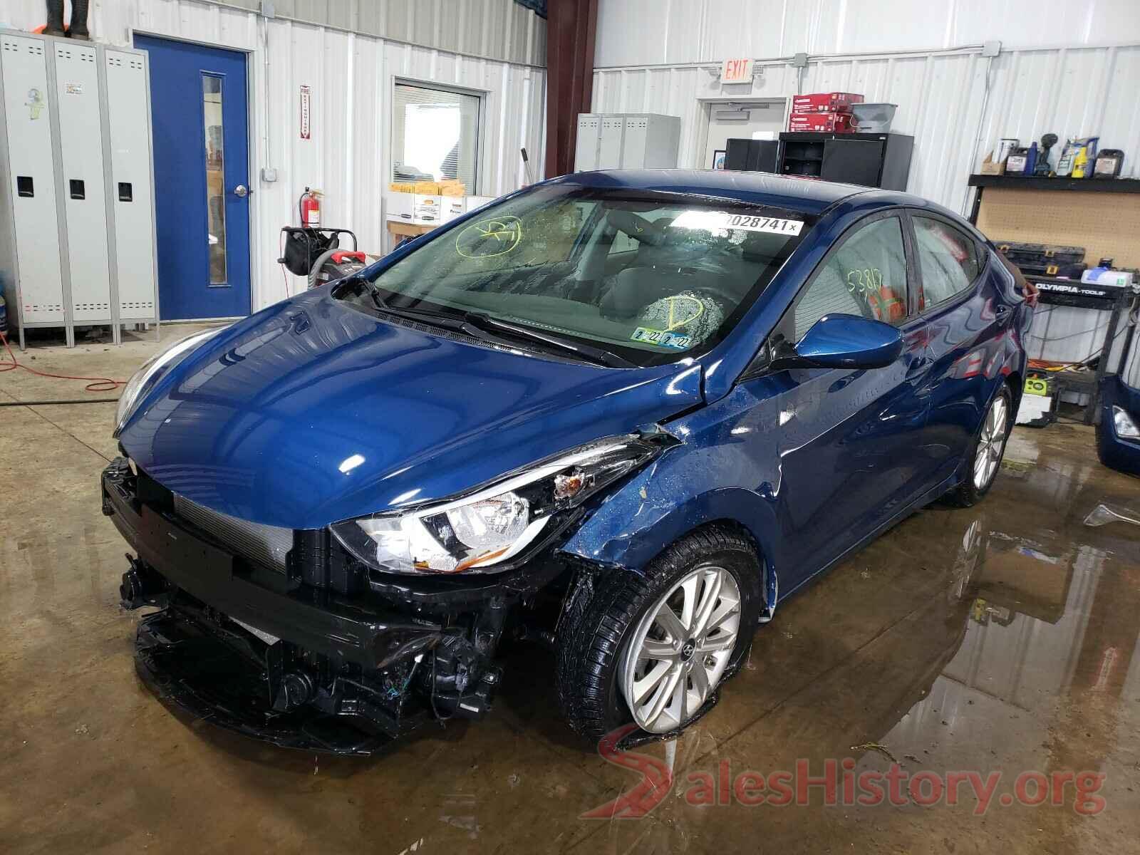 KMHDH4AE2GU586727 2016 HYUNDAI ELANTRA