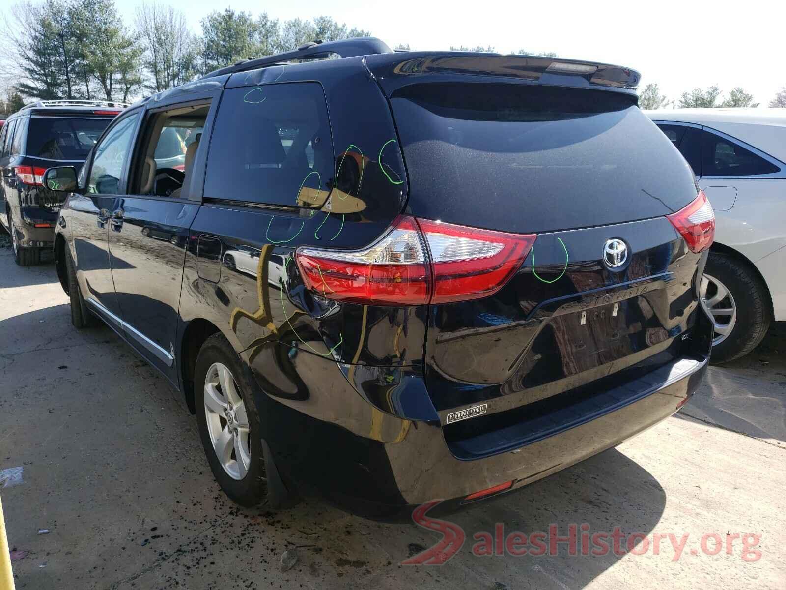 5TDKK3DC2GS742299 2016 TOYOTA SIENNA