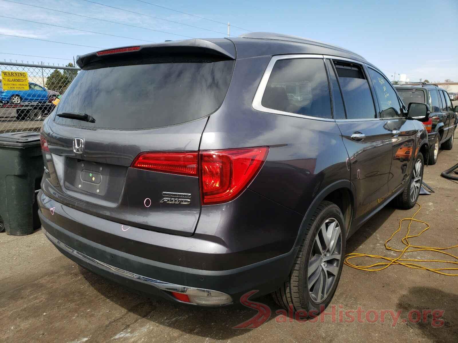 5FNYF6H90HB090013 2017 HONDA PILOT