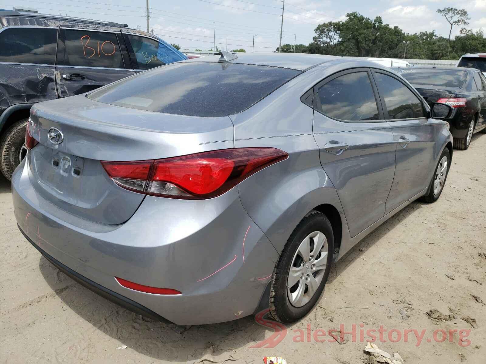 5NPDH4AE1GH672965 2016 HYUNDAI ELANTRA