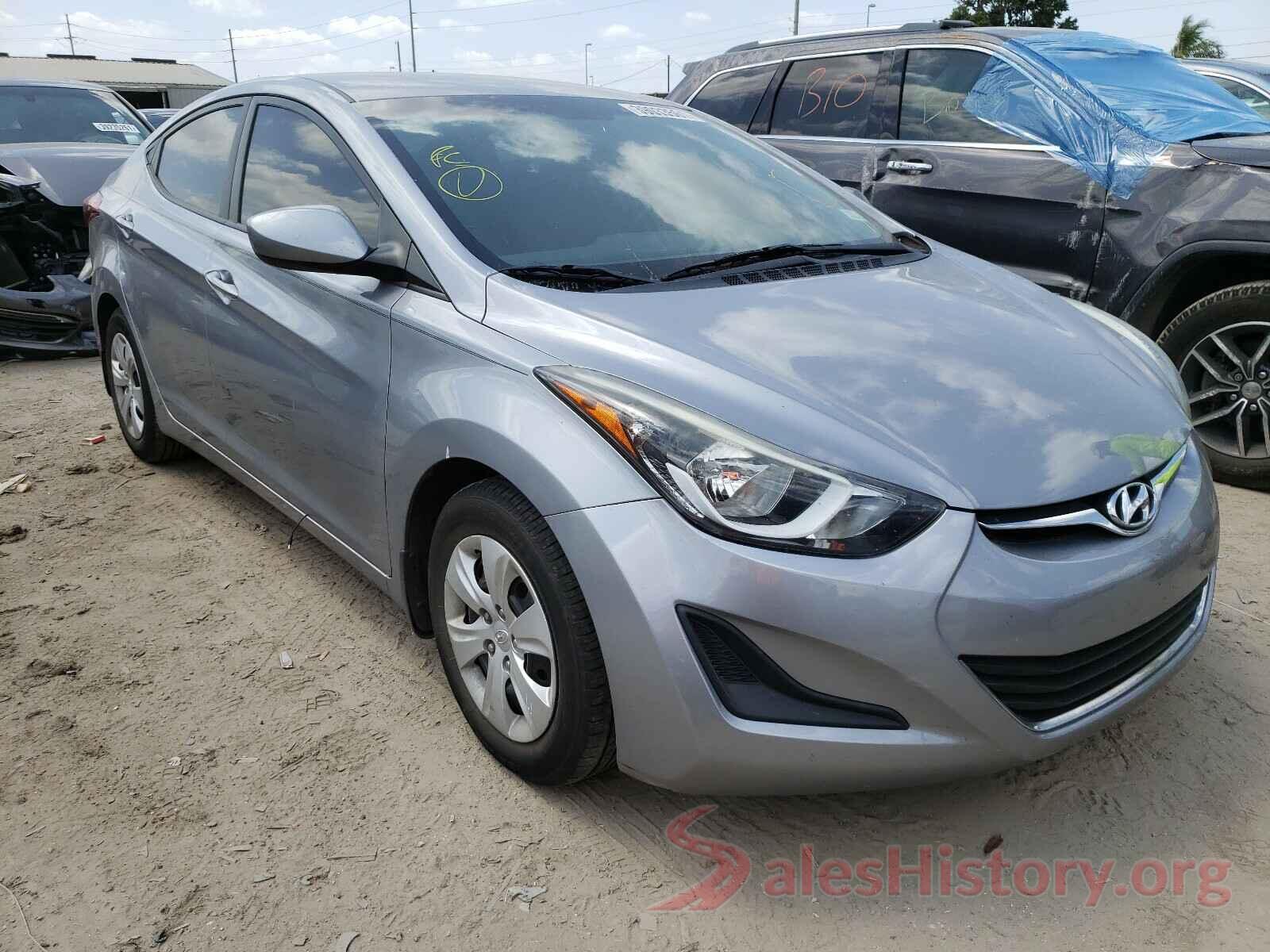 5NPDH4AE1GH672965 2016 HYUNDAI ELANTRA