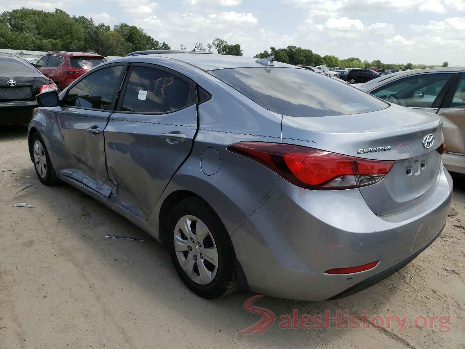 5NPDH4AE1GH672965 2016 HYUNDAI ELANTRA