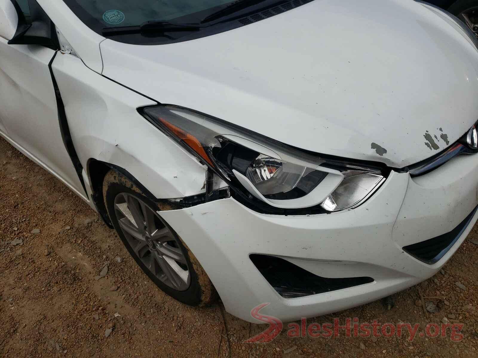 5NPDH4AE2GH775876 2016 HYUNDAI ELANTRA