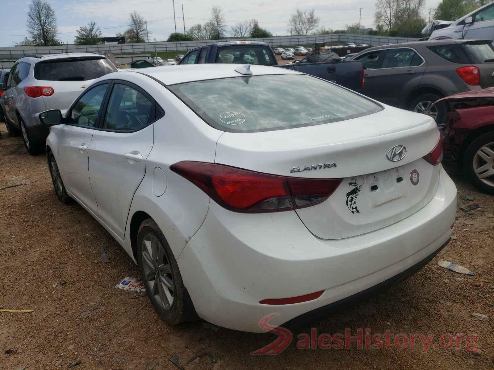 5NPDH4AE2GH775876 2016 HYUNDAI ELANTRA