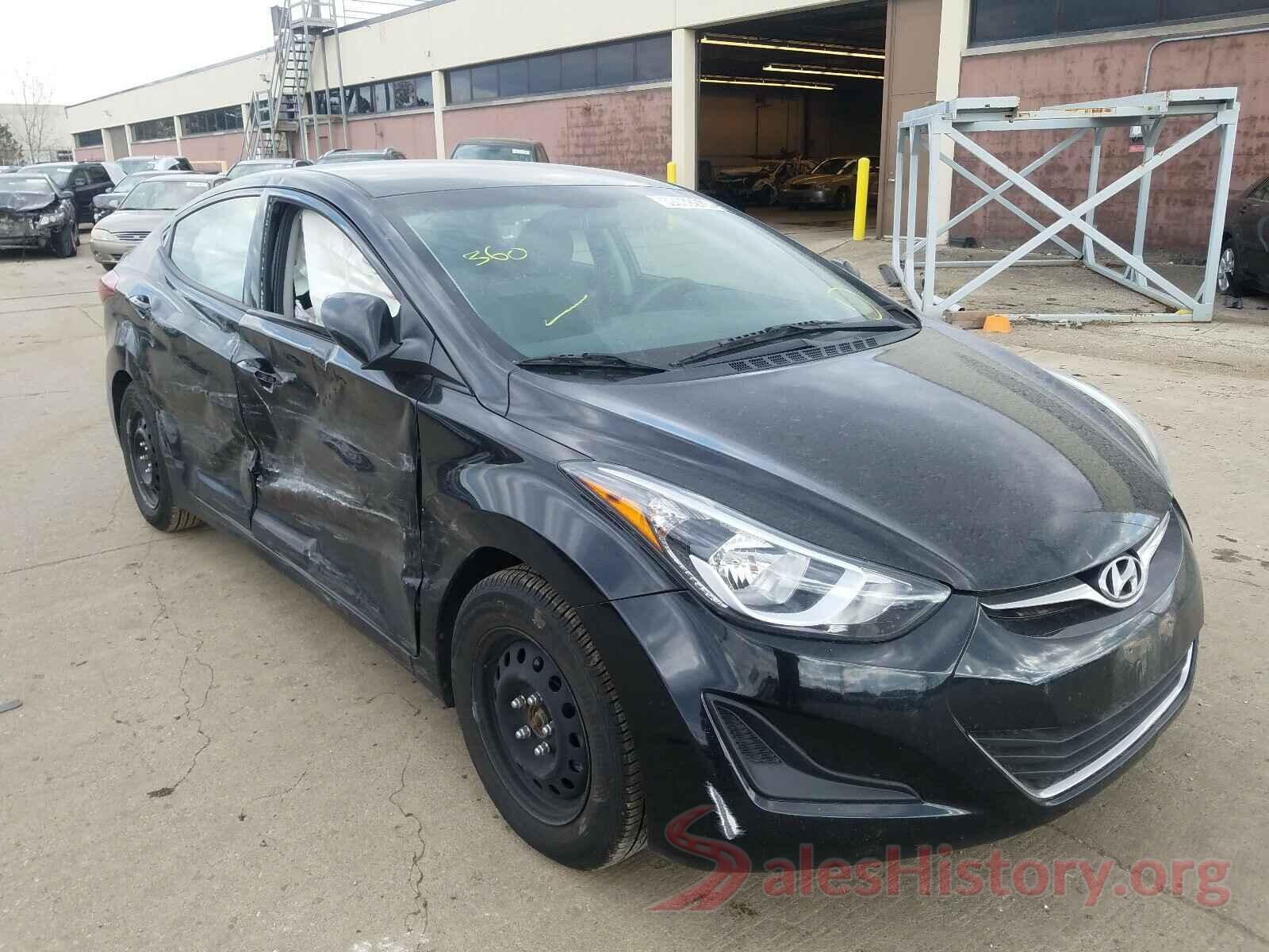 5NPDH4AEXGH785474 2016 HYUNDAI ELANTRA