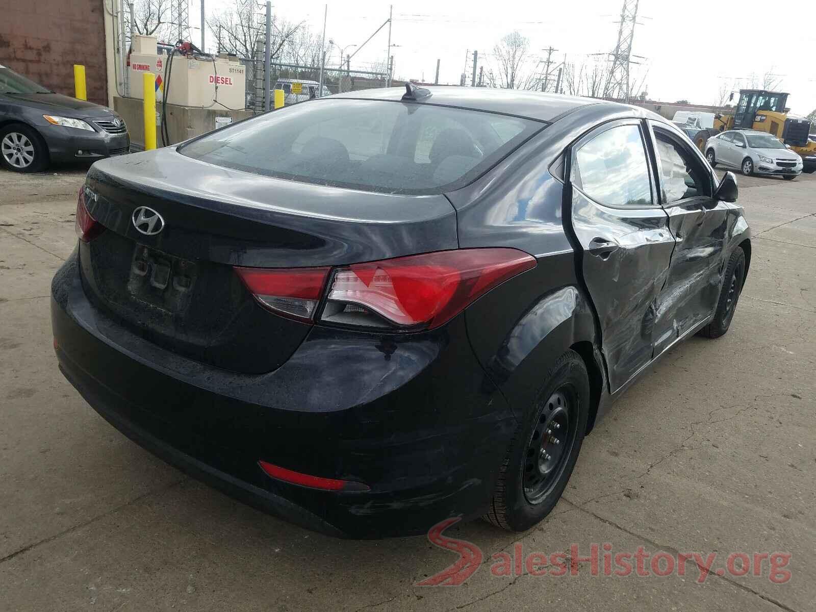 5NPDH4AEXGH785474 2016 HYUNDAI ELANTRA