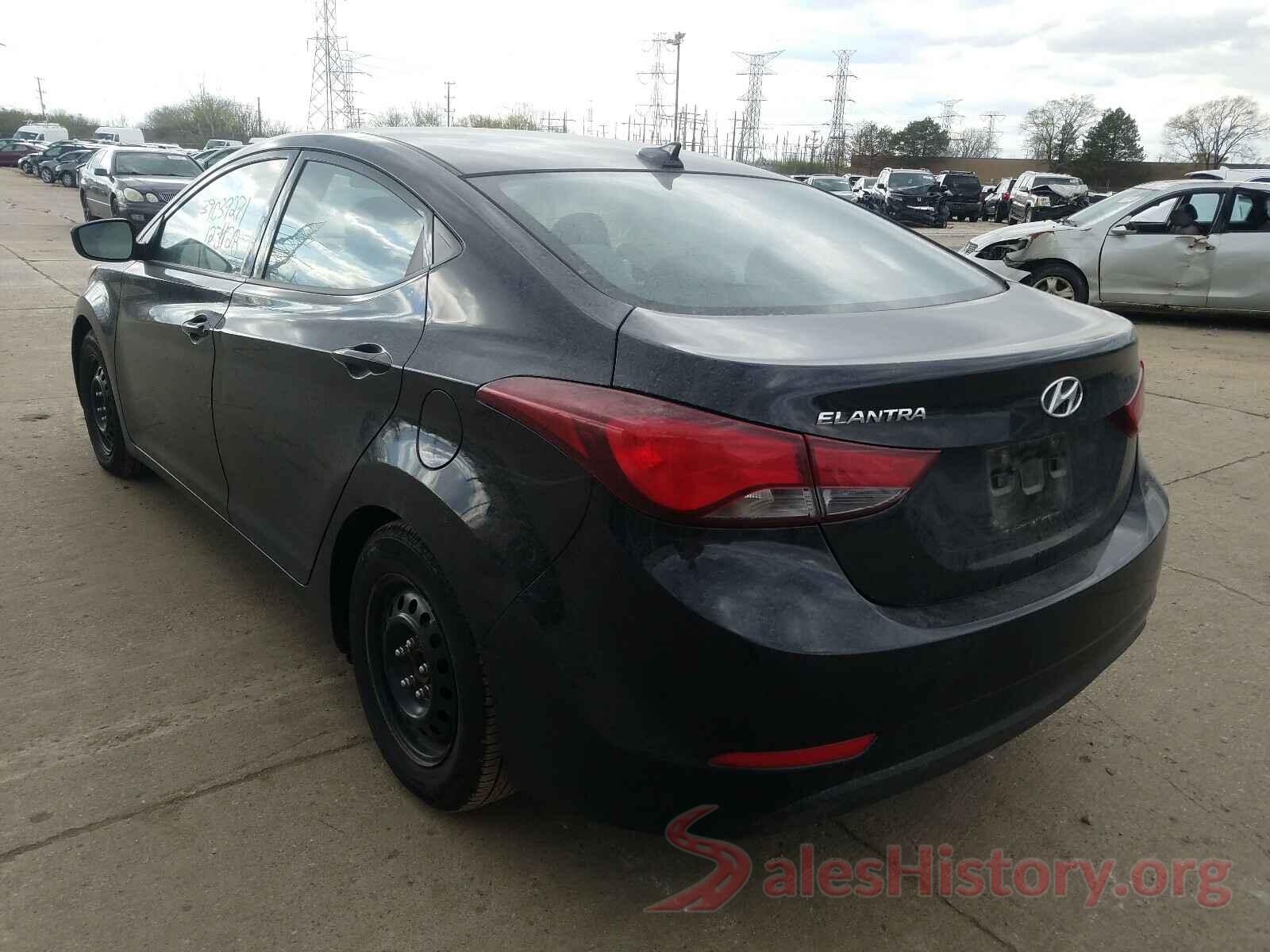 5NPDH4AEXGH785474 2016 HYUNDAI ELANTRA