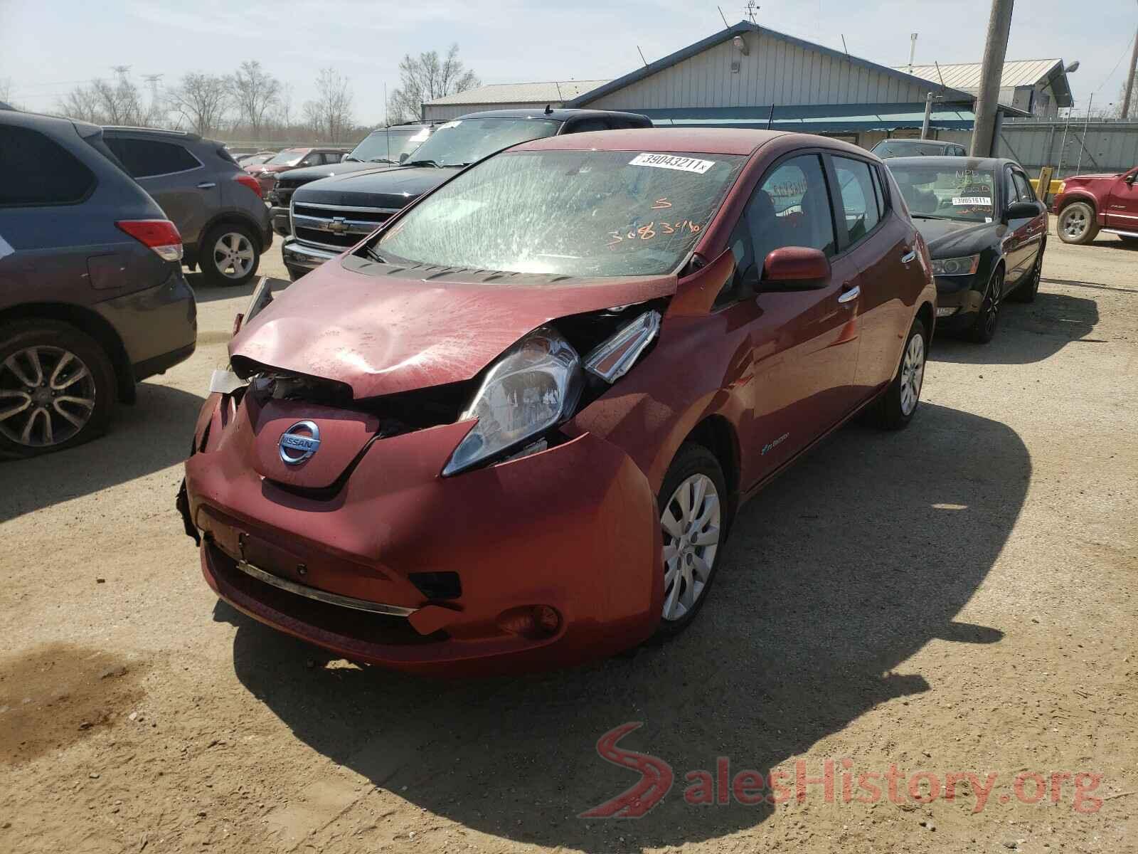 1N4AZ0CP7FC308346 2015 NISSAN LEAF