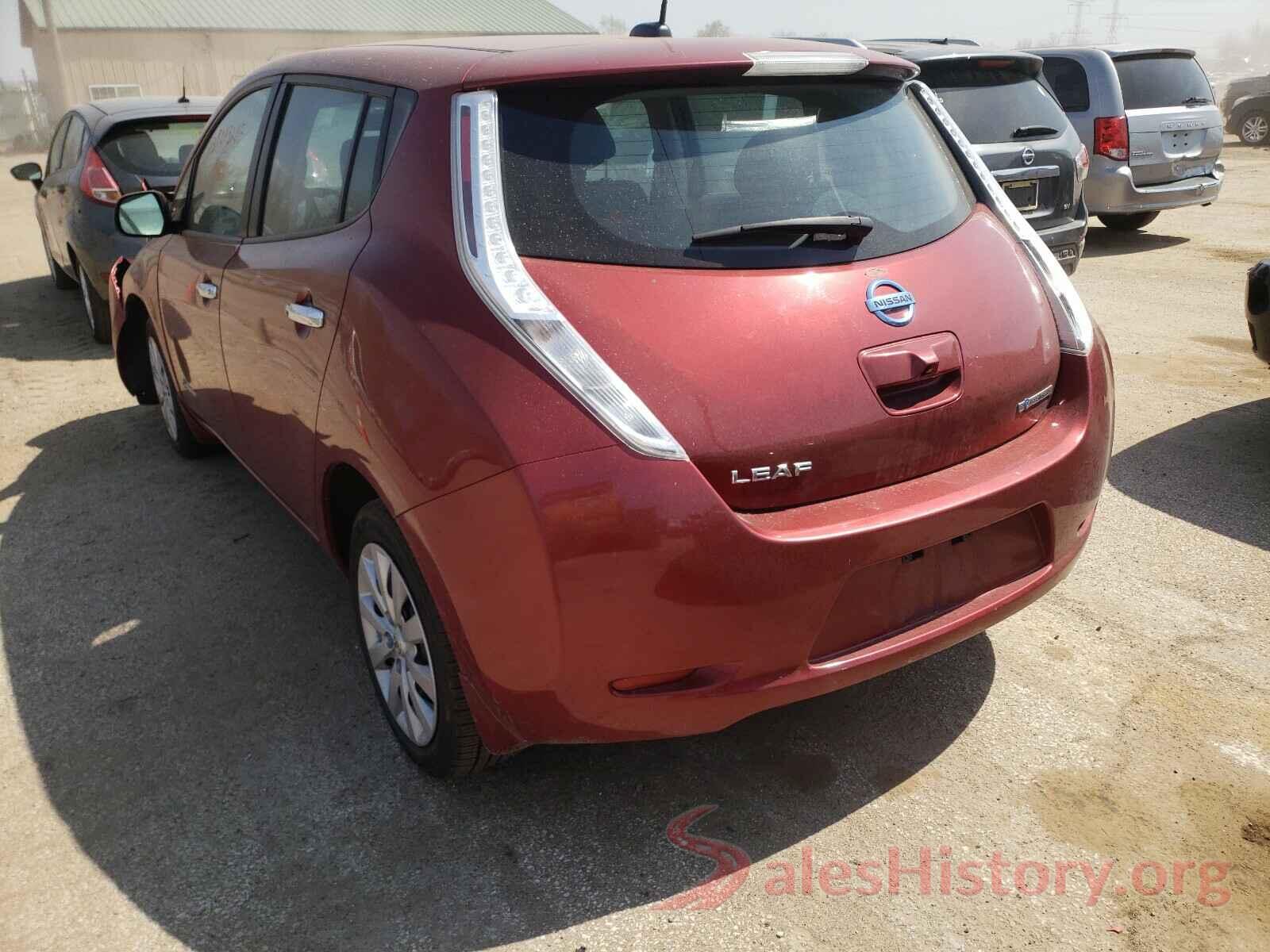 1N4AZ0CP7FC308346 2015 NISSAN LEAF