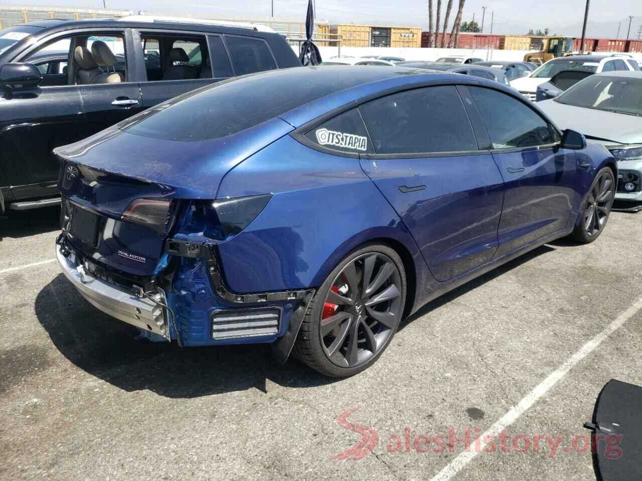 5YJ3E1EC0LF805509 2020 TESLA MODEL 3