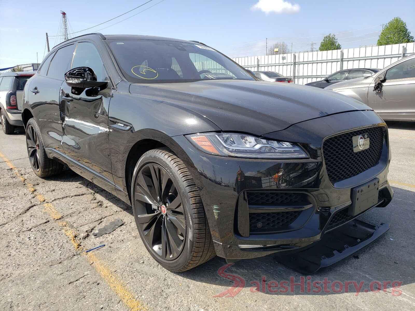 SADCL2GX7KA616542 2019 JAGUAR F-PACE