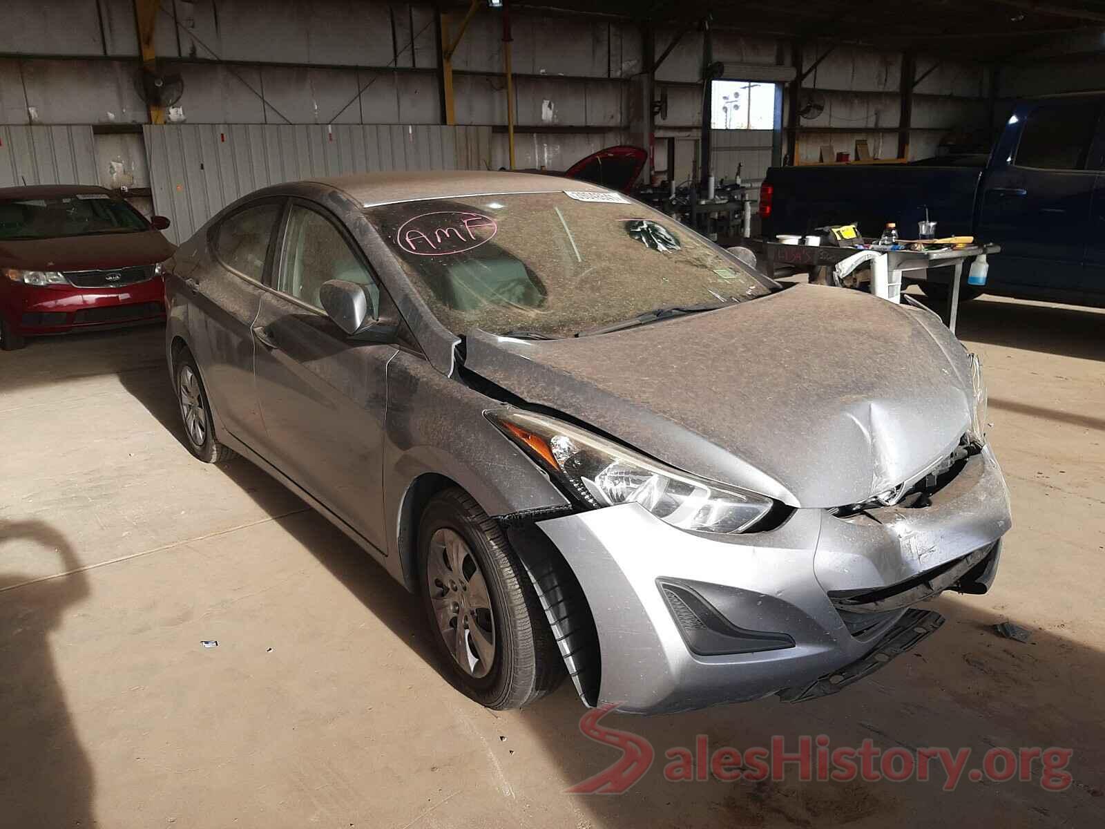 5NPDH4AEXGH678408 2016 HYUNDAI ELANTRA