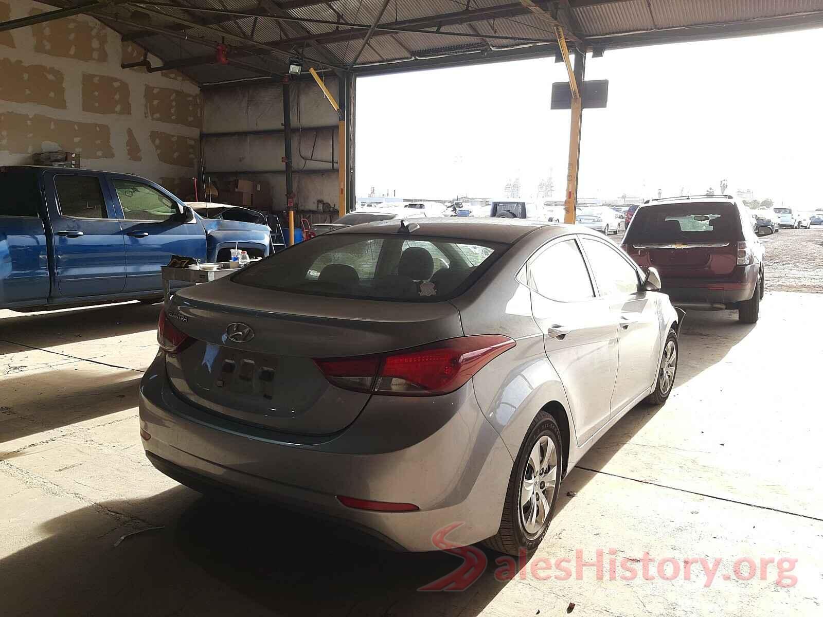 5NPDH4AEXGH678408 2016 HYUNDAI ELANTRA