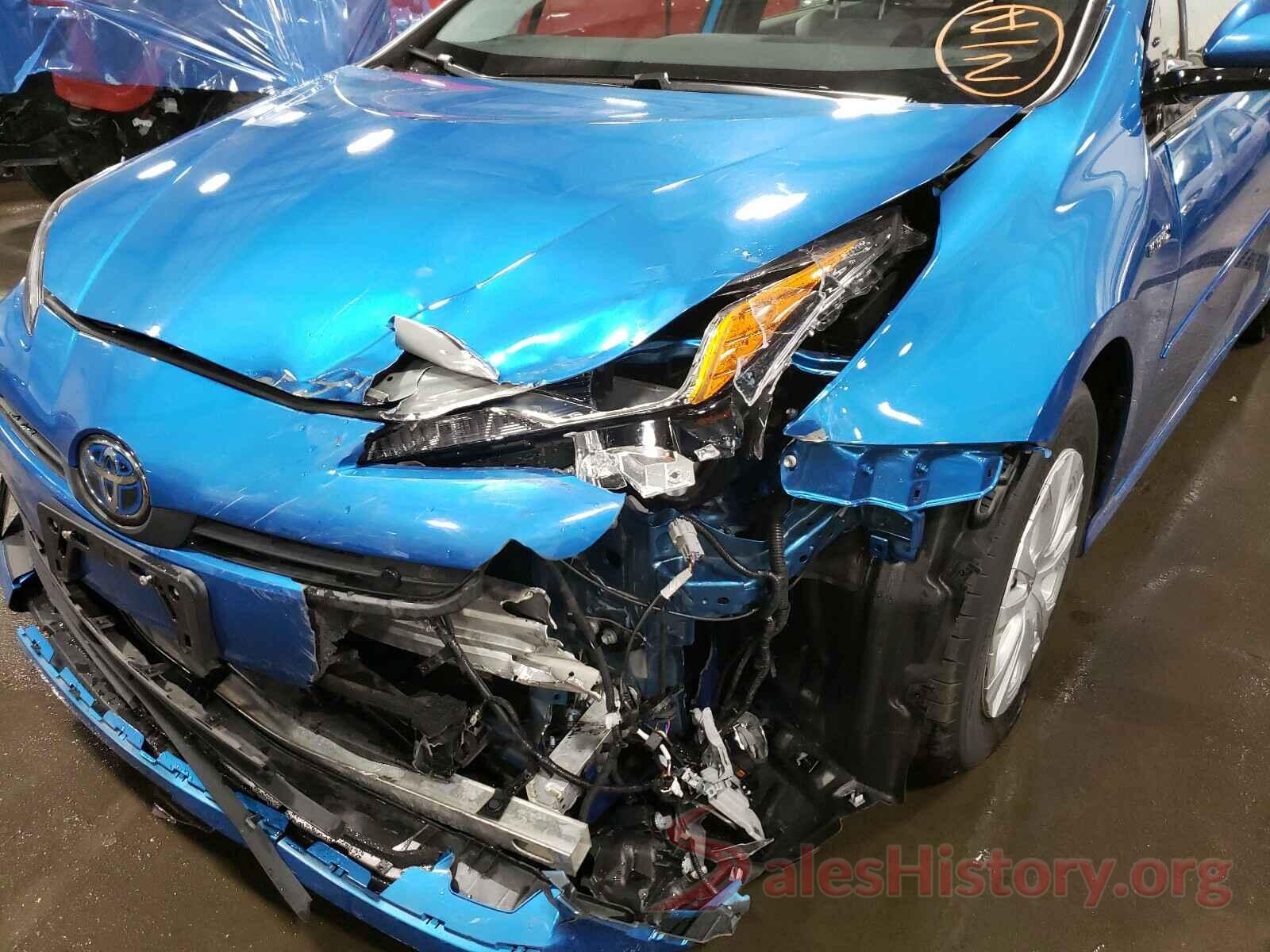 JTDKARFU7K3074568 2019 TOYOTA PRIUS