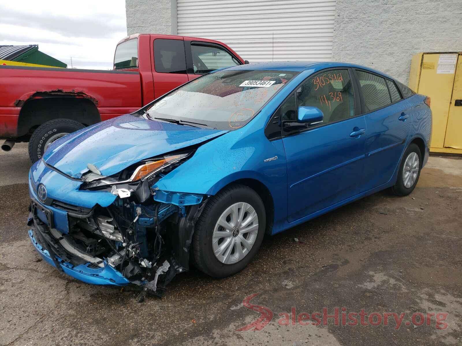 JTDKARFU7K3074568 2019 TOYOTA PRIUS