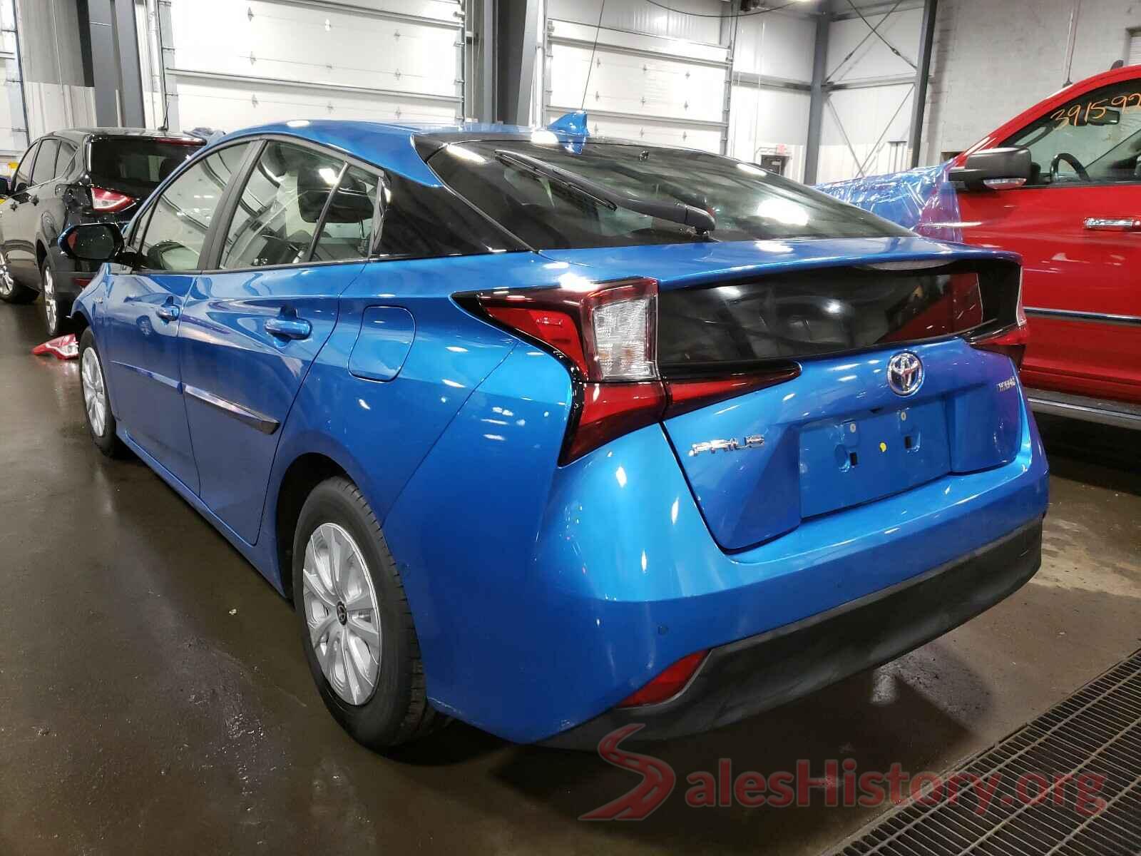 JTDKARFU7K3074568 2019 TOYOTA PRIUS