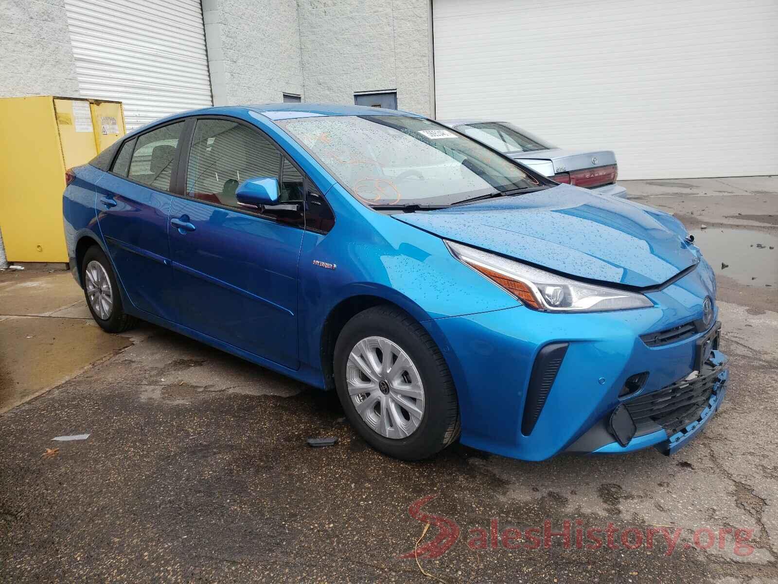 JTDKARFU7K3074568 2019 TOYOTA PRIUS