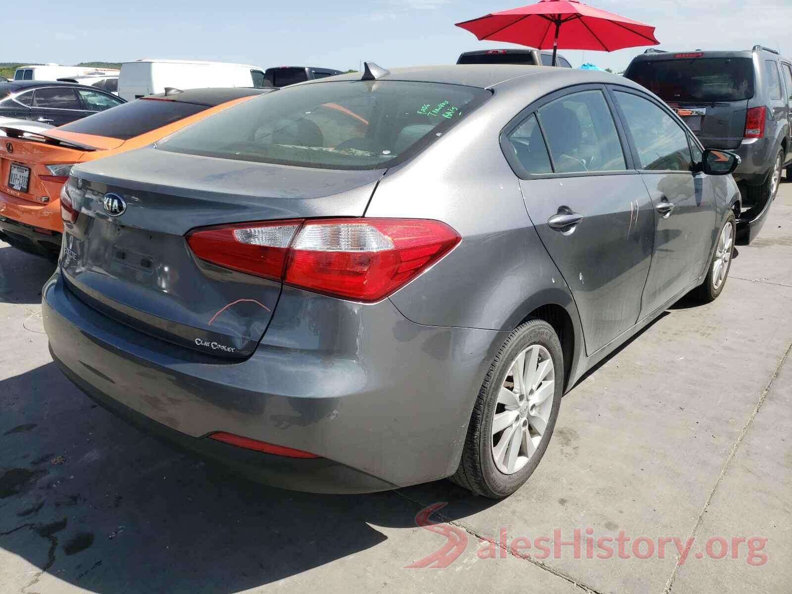 KNAFX4A60G5563270 2016 KIA FORTE