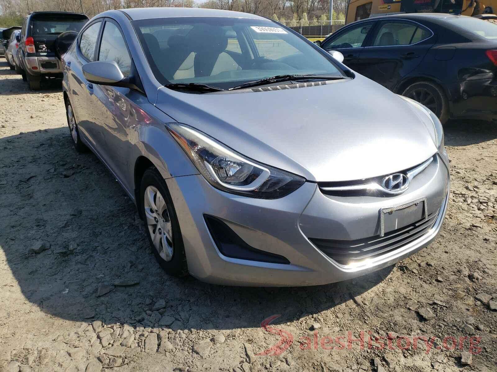 5NPDH4AE9GH670901 2016 HYUNDAI ELANTRA