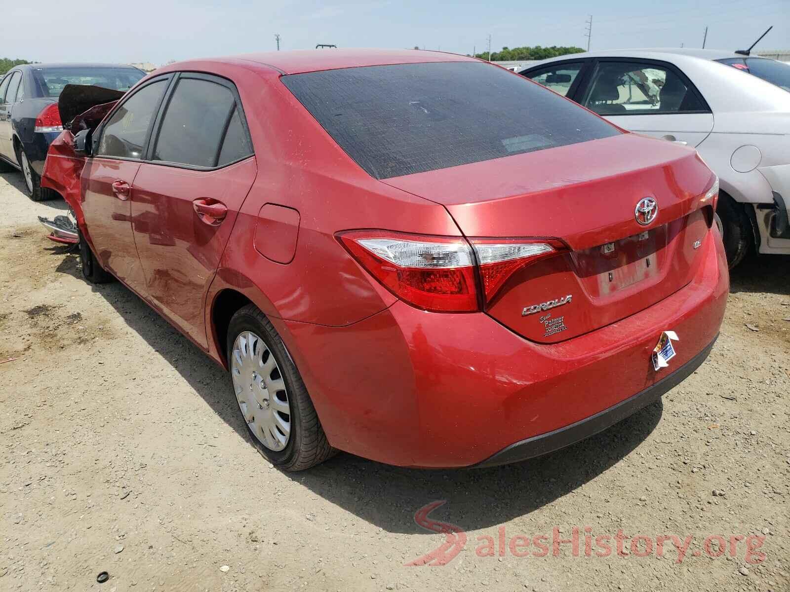 5YFBURHE6GP455825 2016 TOYOTA COROLLA