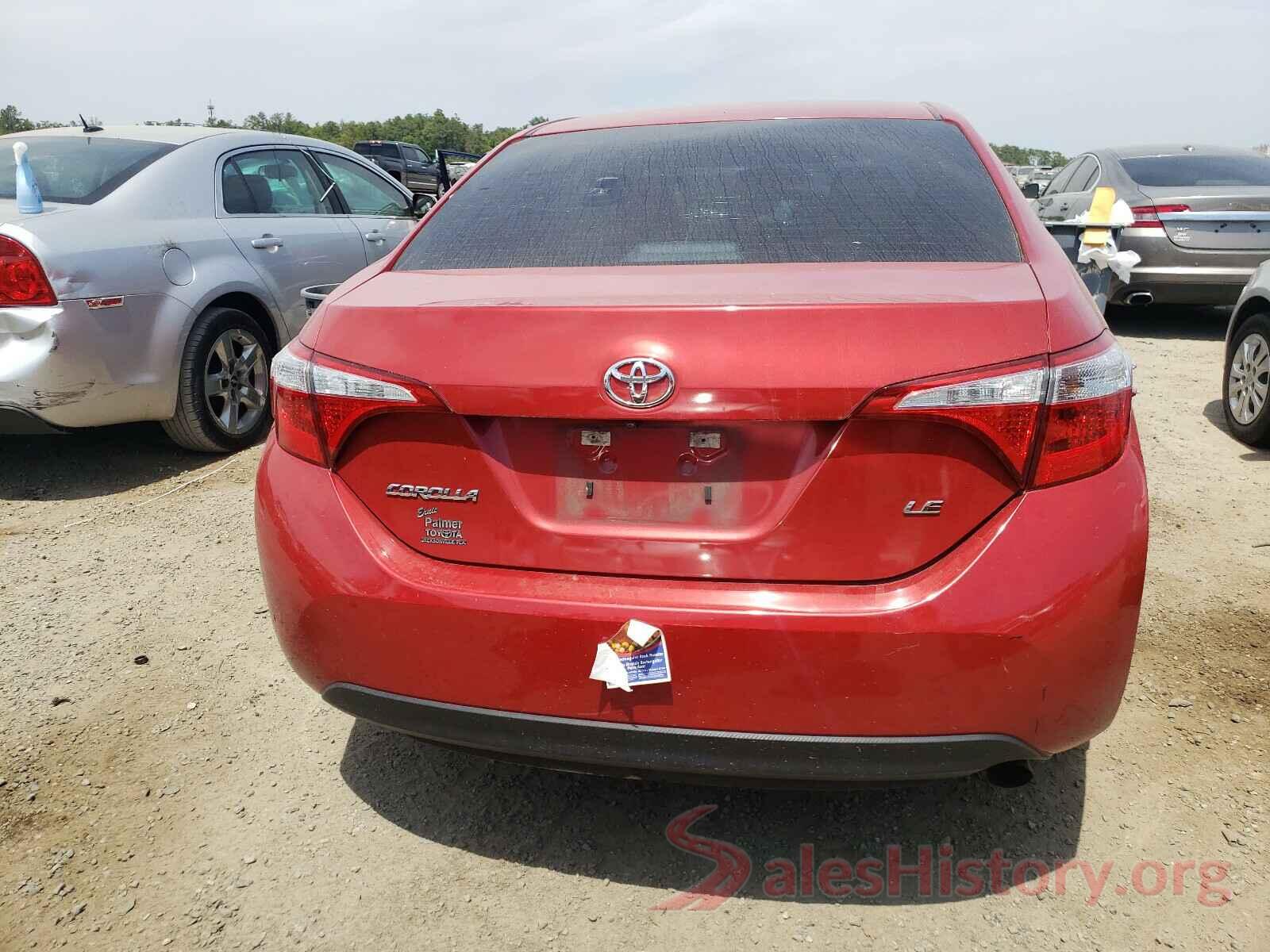 5YFBURHE6GP455825 2016 TOYOTA COROLLA