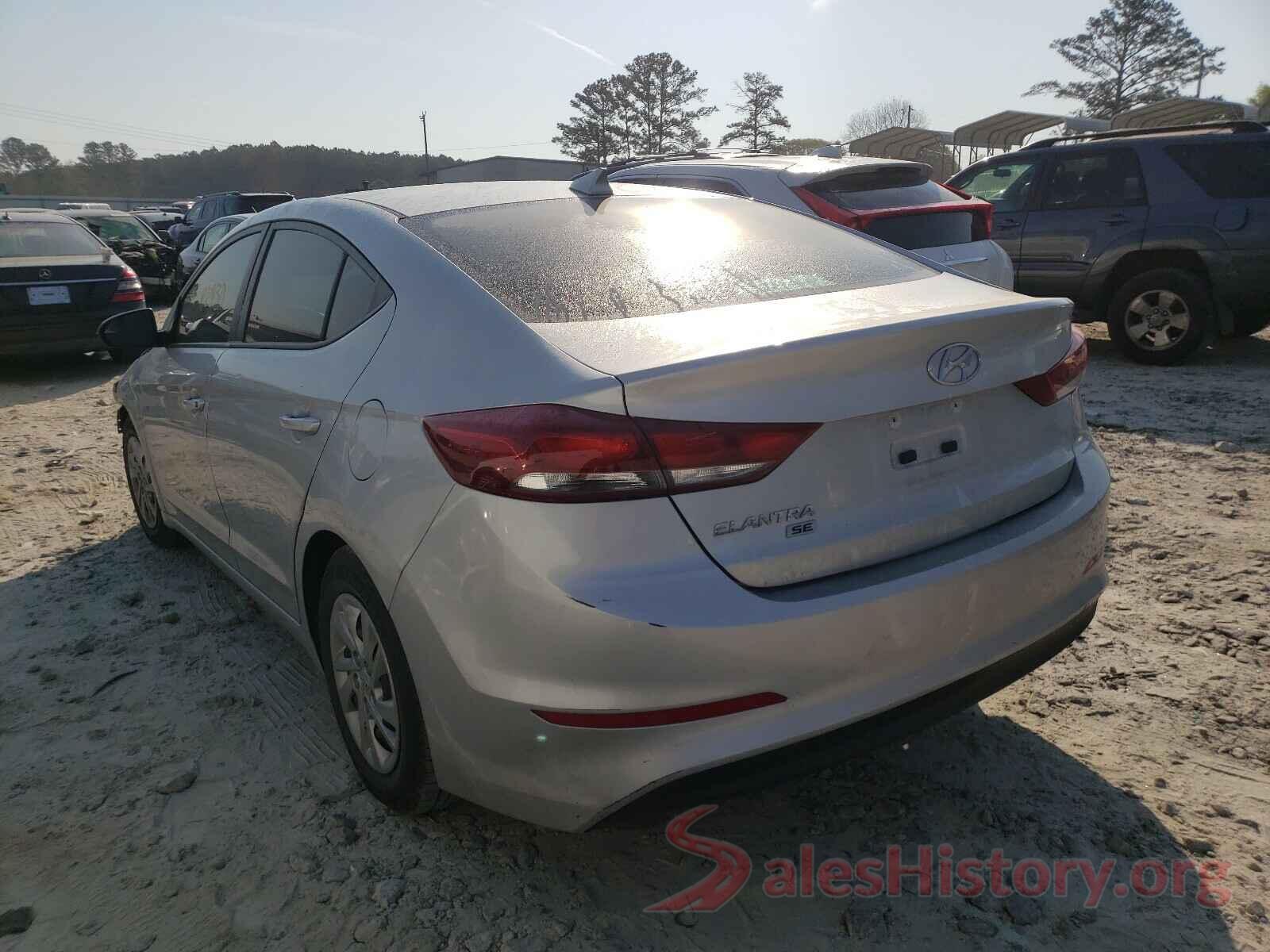 5NPD74LF0HH161838 2017 HYUNDAI ELANTRA