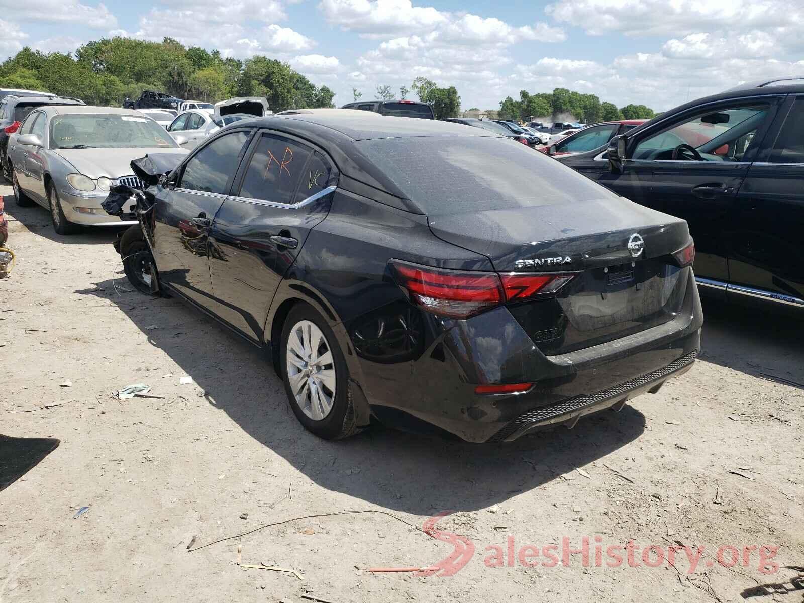 3N1AB8BV2LY262721 2020 NISSAN SENTRA