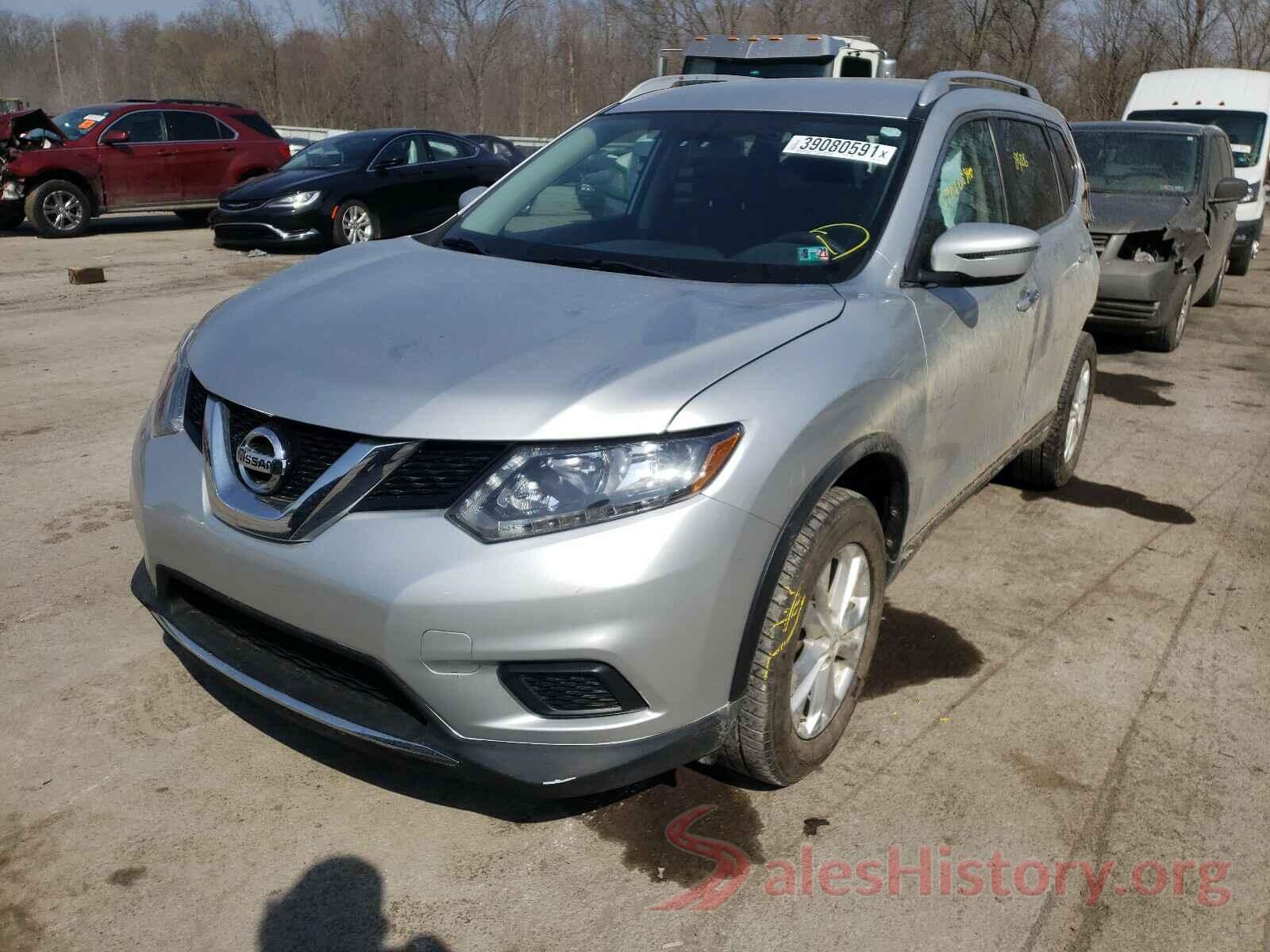 KNMAT2MV3GP710301 2016 NISSAN ROGUE