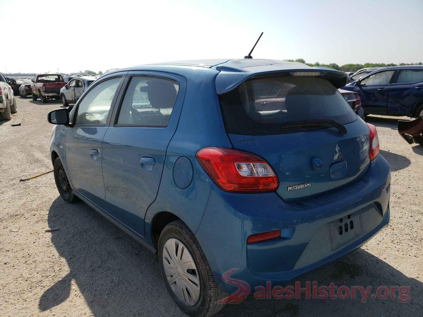 ML32A3HJXKH015732 2019 MITSUBISHI MIRAGE