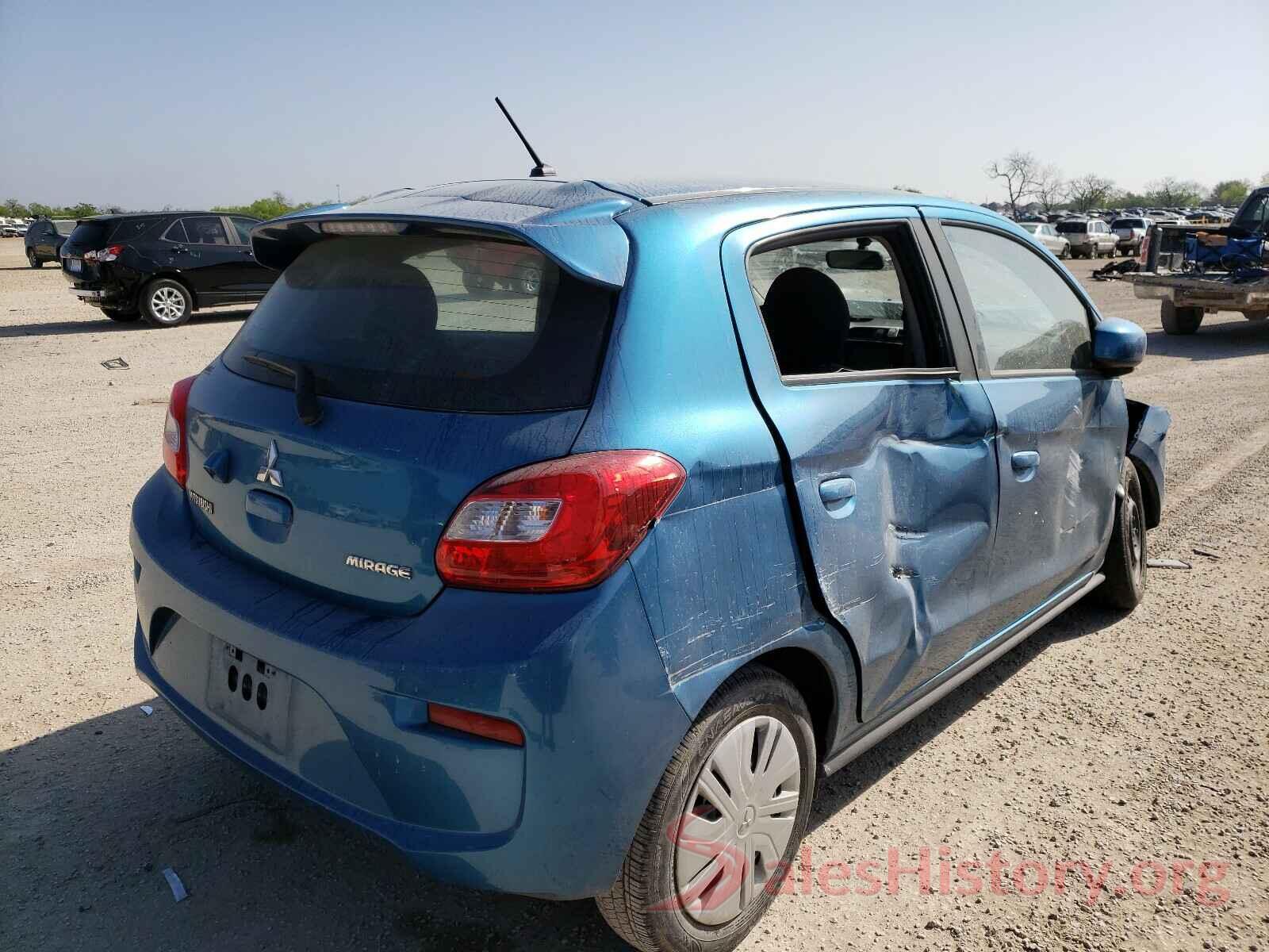 ML32A3HJXKH015732 2019 MITSUBISHI MIRAGE