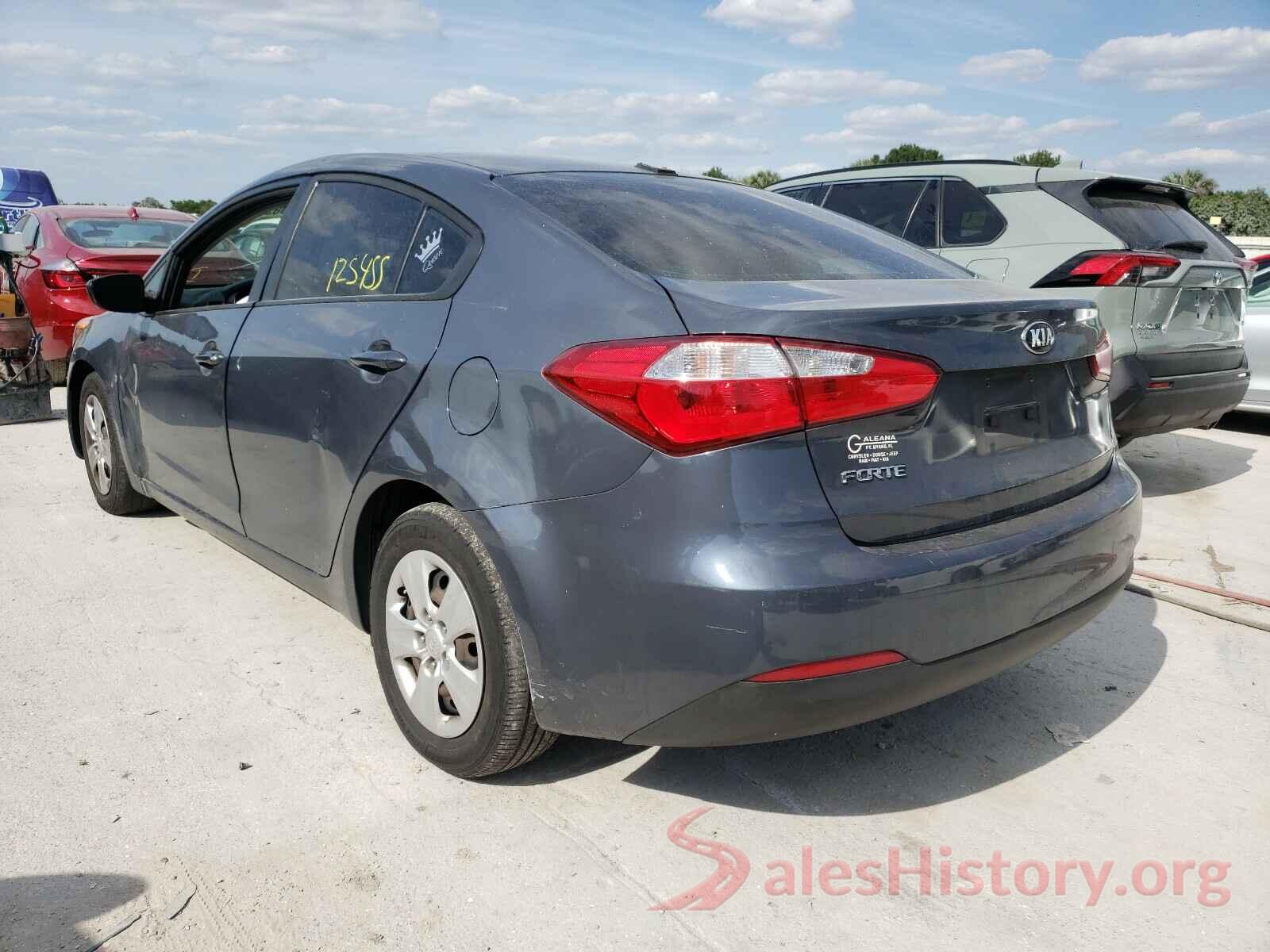 KNAFK4A67G5563359 2016 KIA FORTE