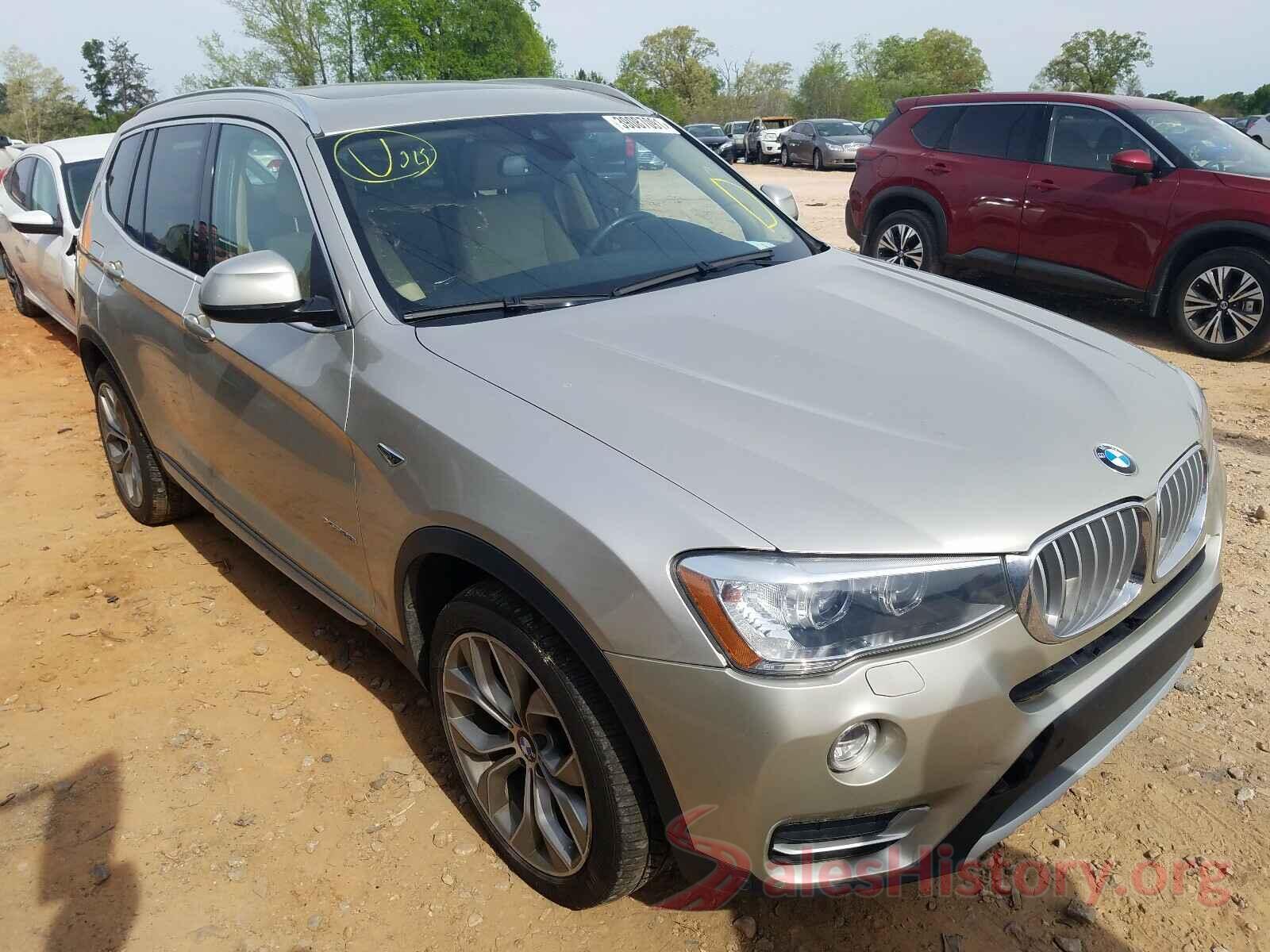 5UXWX9C58G0D93372 2016 BMW X3