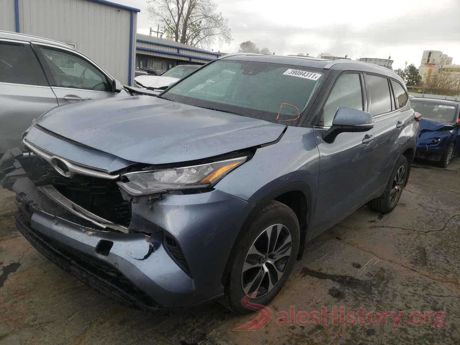 5TDGZRAHXLS016138 2020 TOYOTA HIGHLANDER