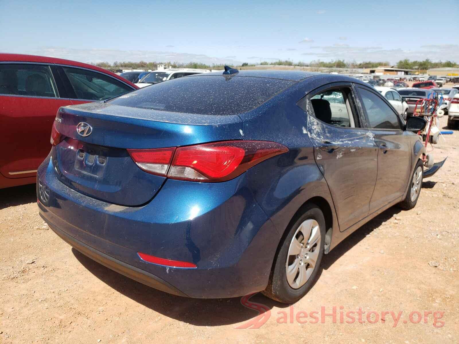 KMHDH4AEXGU620980 2016 HYUNDAI ELANTRA