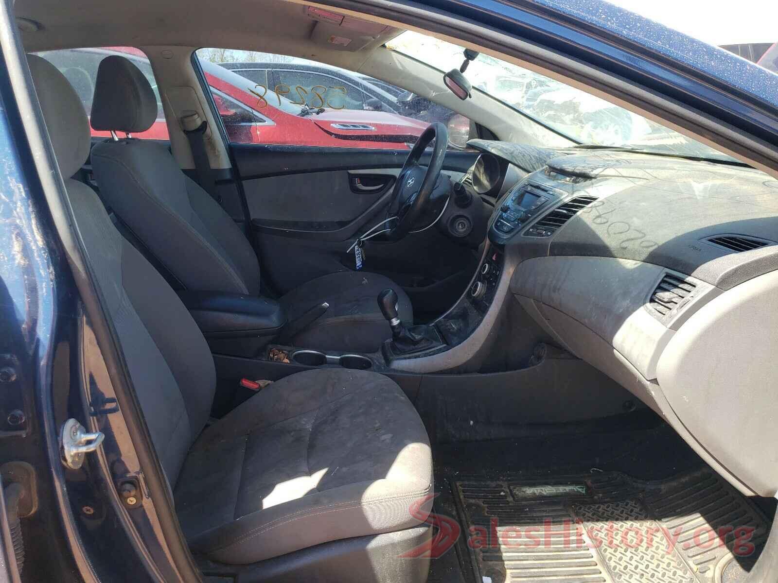 KMHDH4AEXGU620980 2016 HYUNDAI ELANTRA