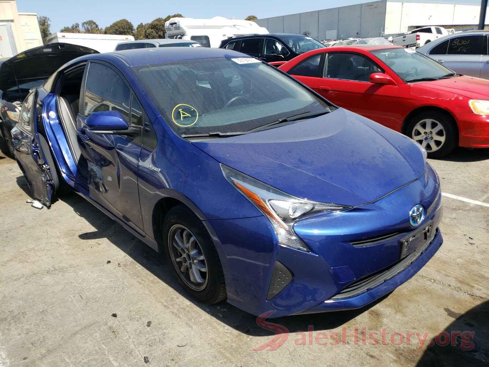 JTDKBRFUXG3524363 2016 TOYOTA PRIUS