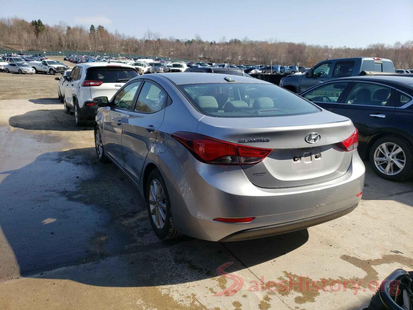 5NPDH4AE7GH680620 2016 HYUNDAI ELANTRA