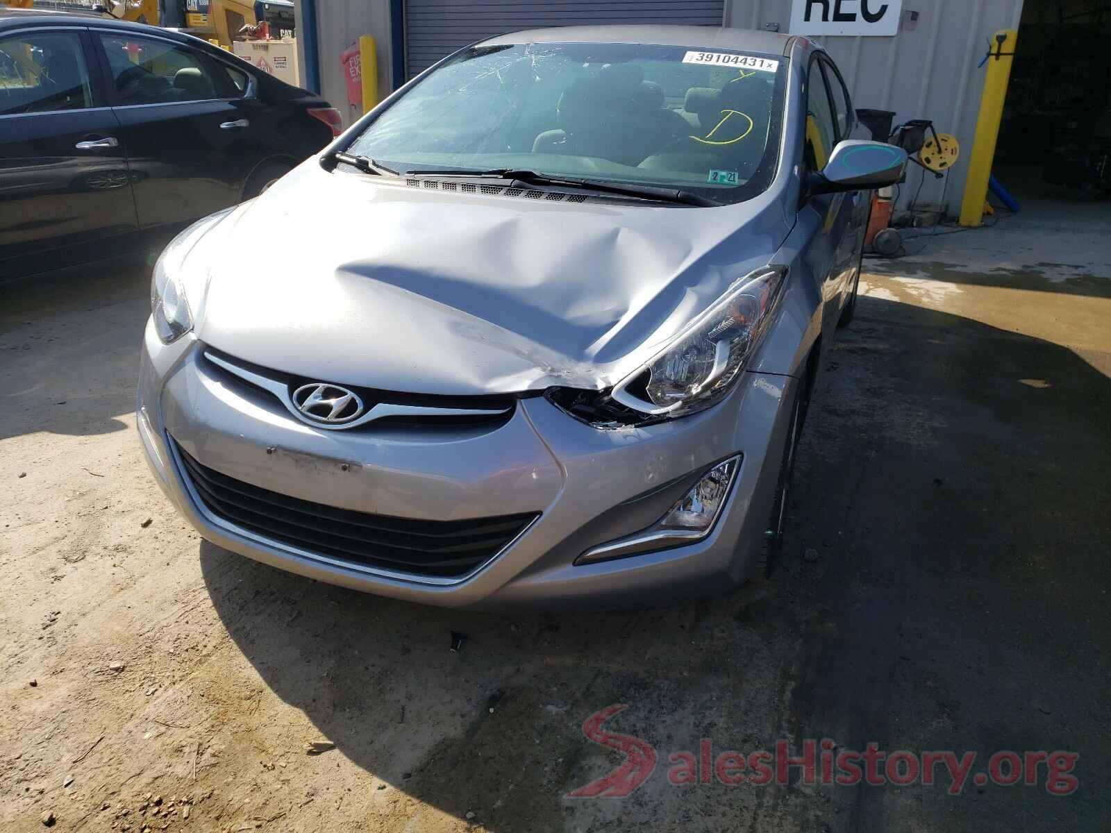 5NPDH4AE7GH680620 2016 HYUNDAI ELANTRA