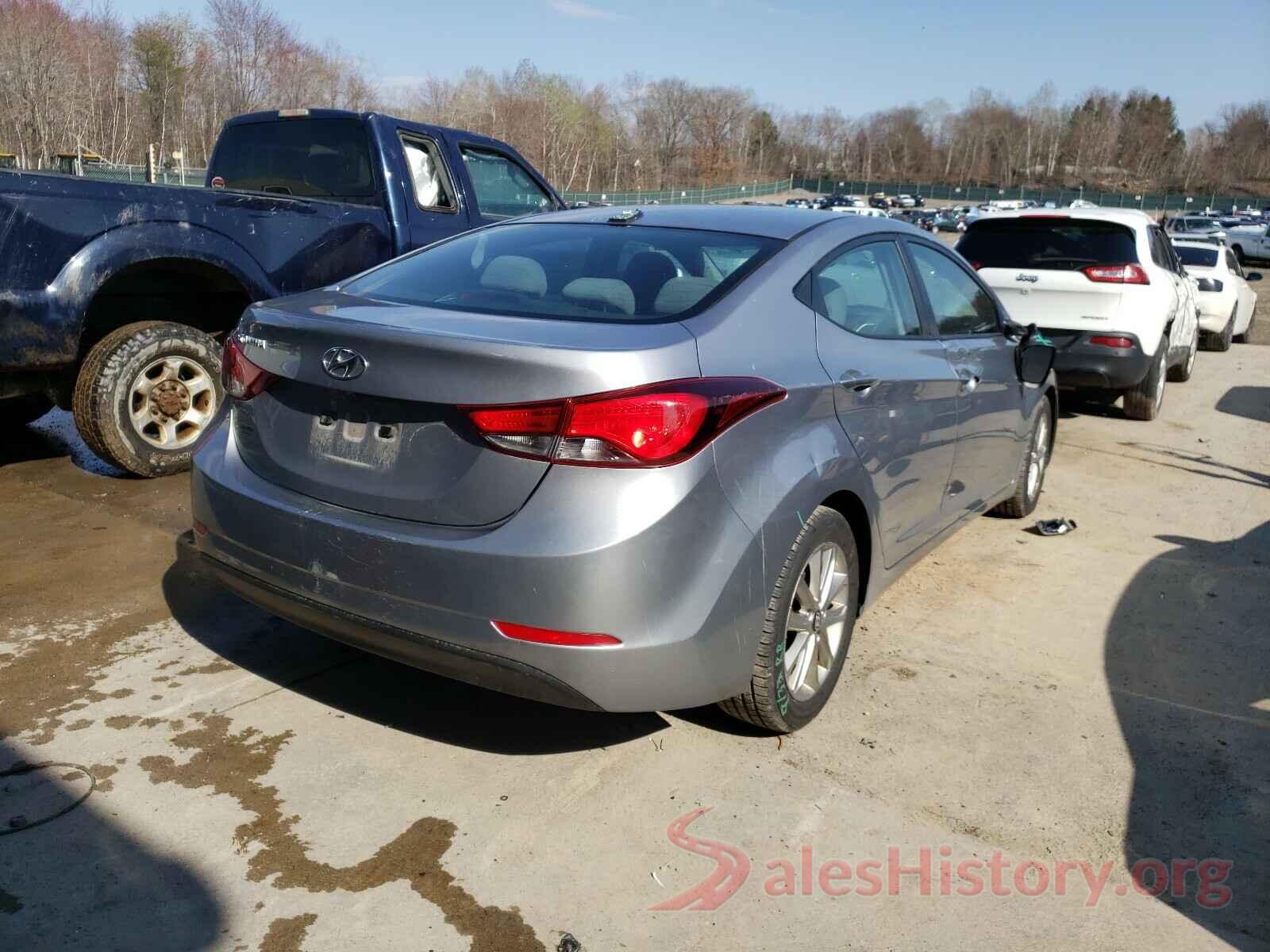 5NPDH4AE7GH680620 2016 HYUNDAI ELANTRA