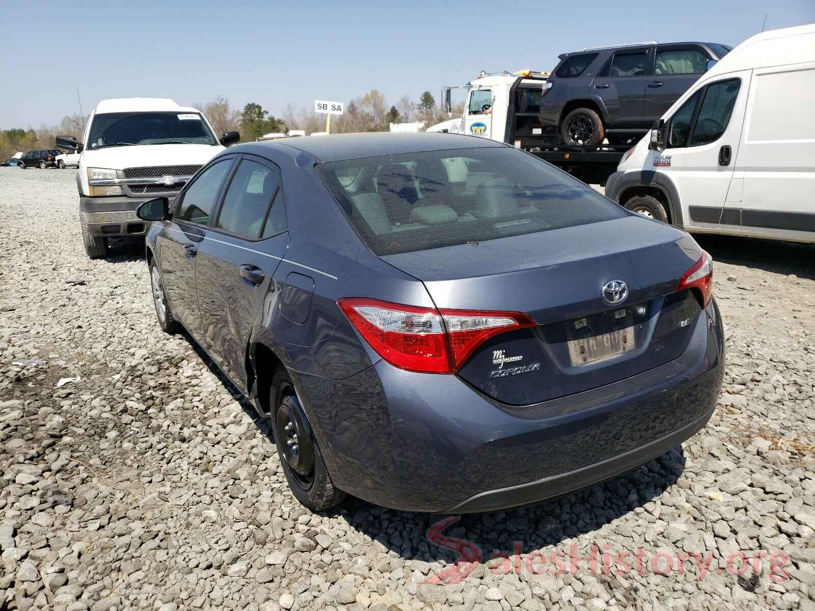 5YFBURHEXGP488567 2016 TOYOTA COROLLA